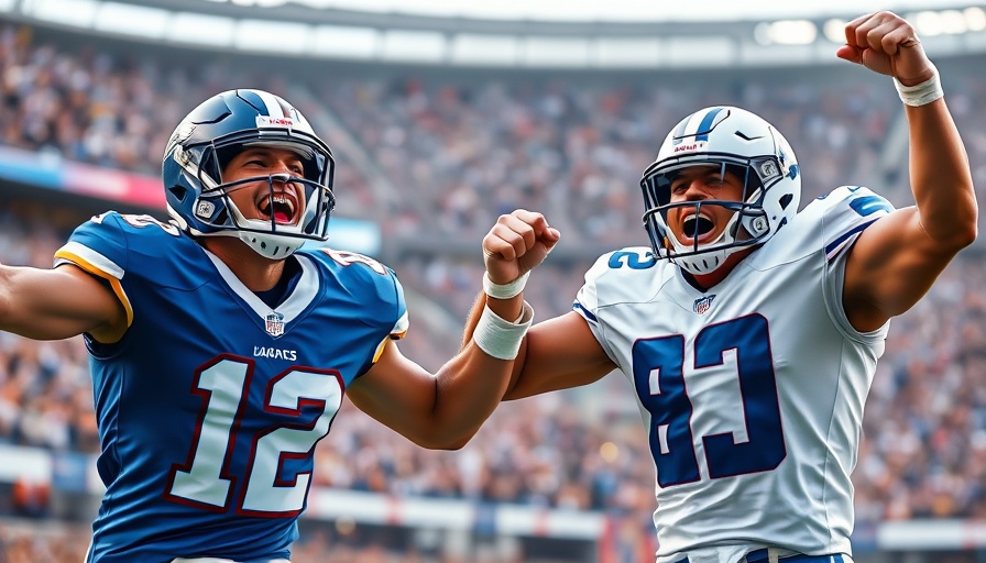Excited NFL players showcasing intensity during preseason game.