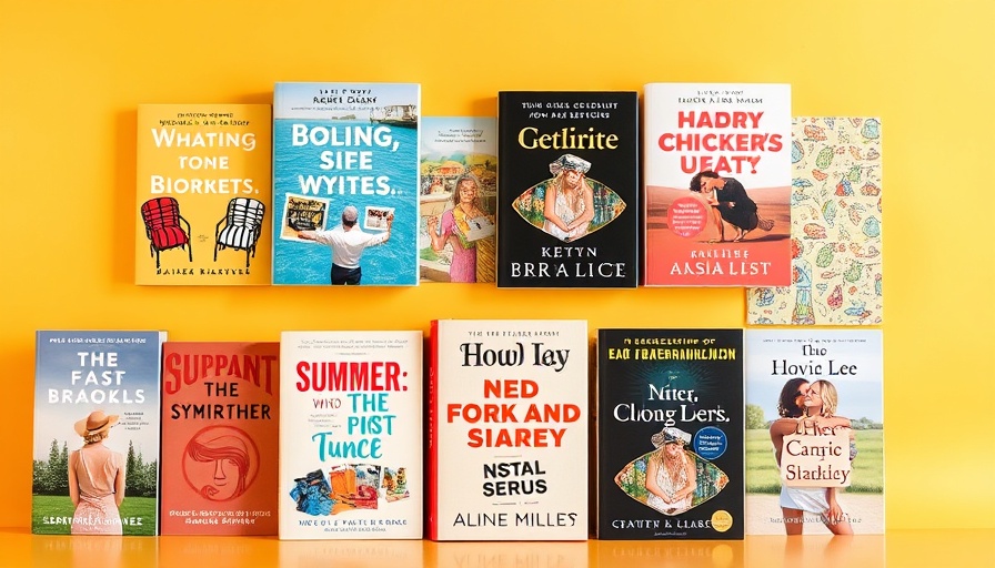 Summer reads by Georgia authors displayed on gradient background.