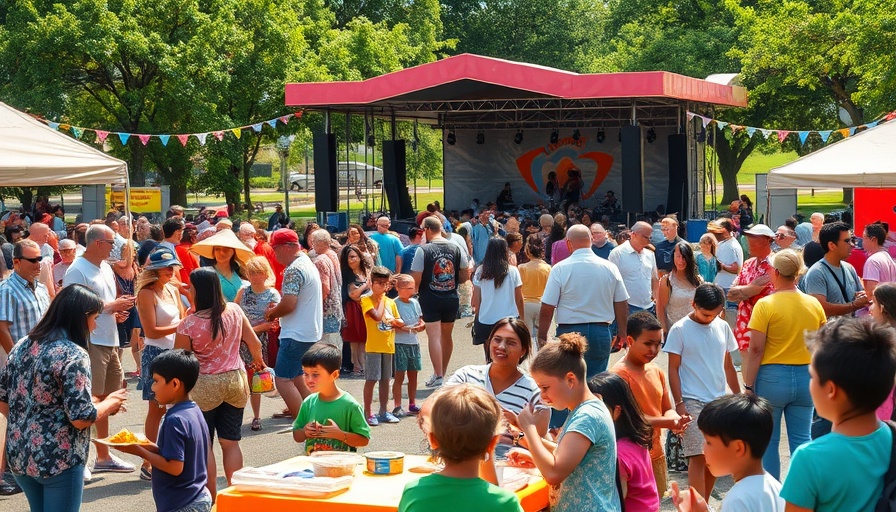 Spring-Klein events October festival with families enjoying the day.