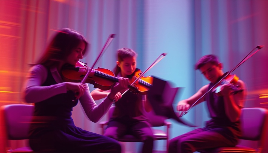 Ethereal string quartet recital image, Atlanta free concerts.