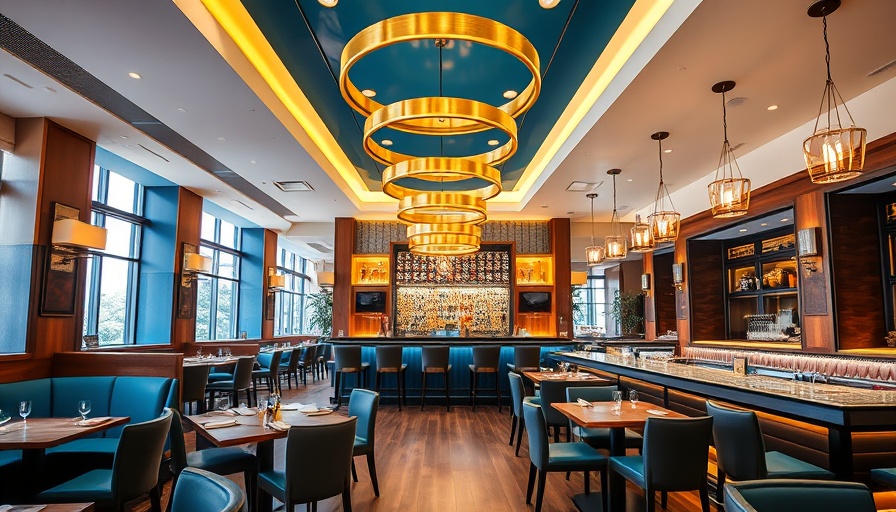 Modern restaurant interior at Miami Spice 2025 with elegant decor.