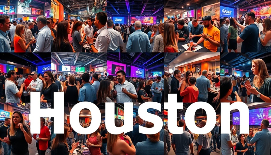 Vibrant collage of free things to do in Houston events and activities.
