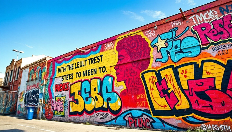 Street art mural symbolizing AI data sharing policies insights.