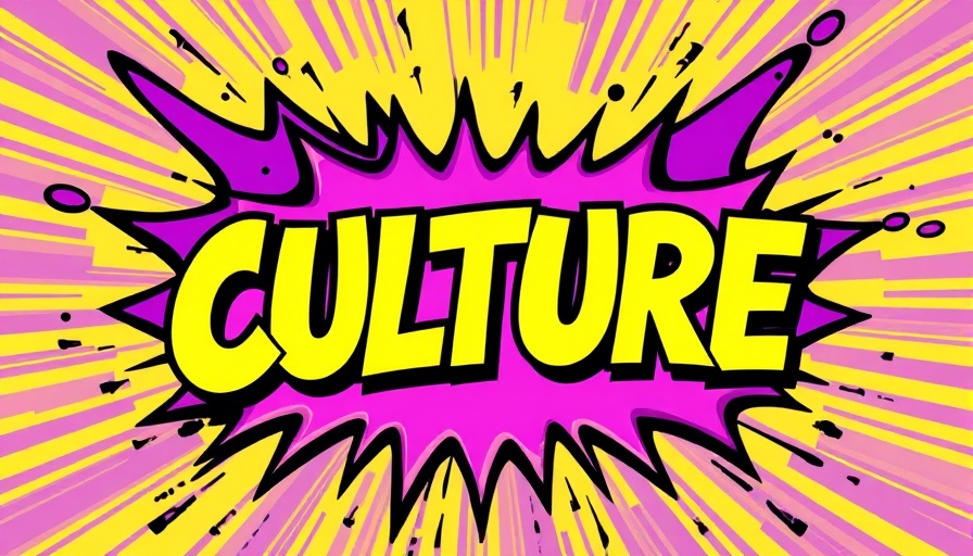 Comic art of 'Culture' in bold yellow against a purple background.