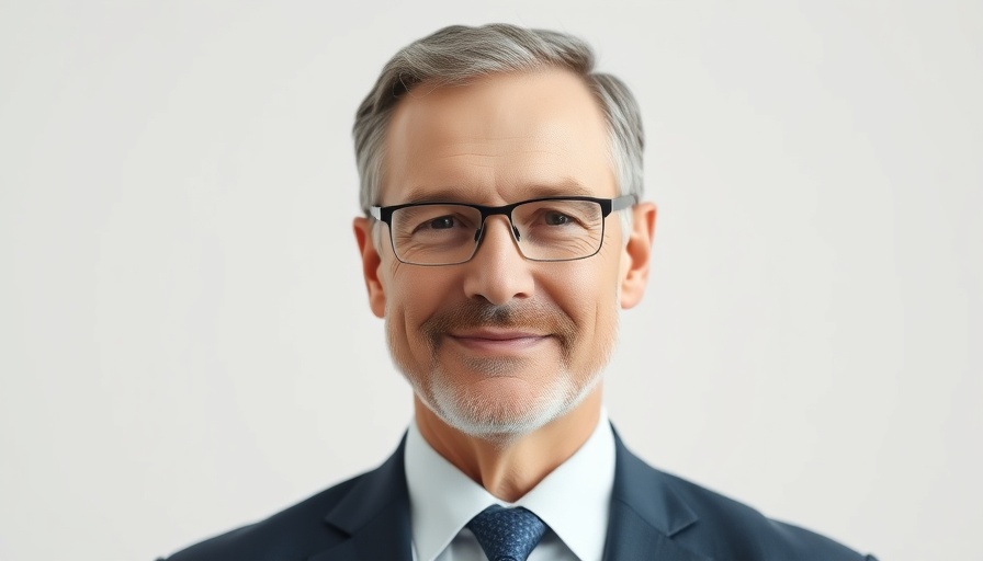 Professional headshot of a man in a suit, possibly a Jefferson Community Foundation board member.