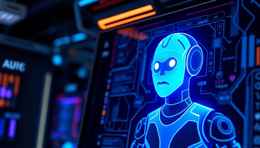 Futuristic Grok AI chats interface on screen