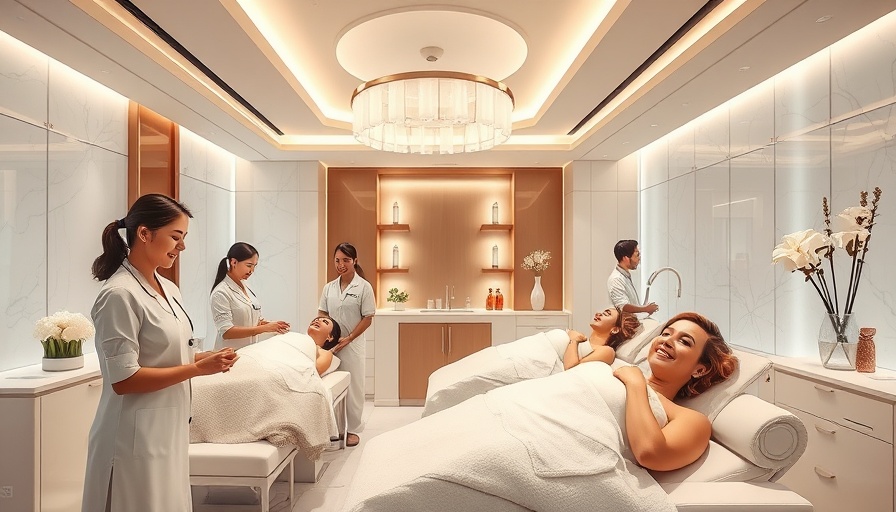 Luxurious medical spa interior at King Wellness Institute showing relocation appeal.