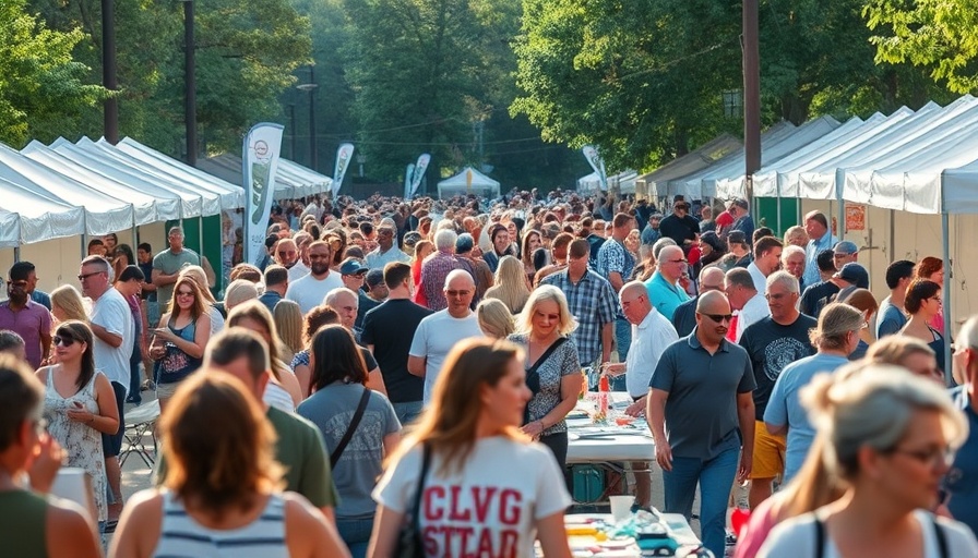 Charlotte overdose awareness event with attendees and booths outdoors.