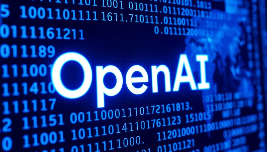 OpenAI logo with digital binary code in background, representing OpenAI acquisitions.