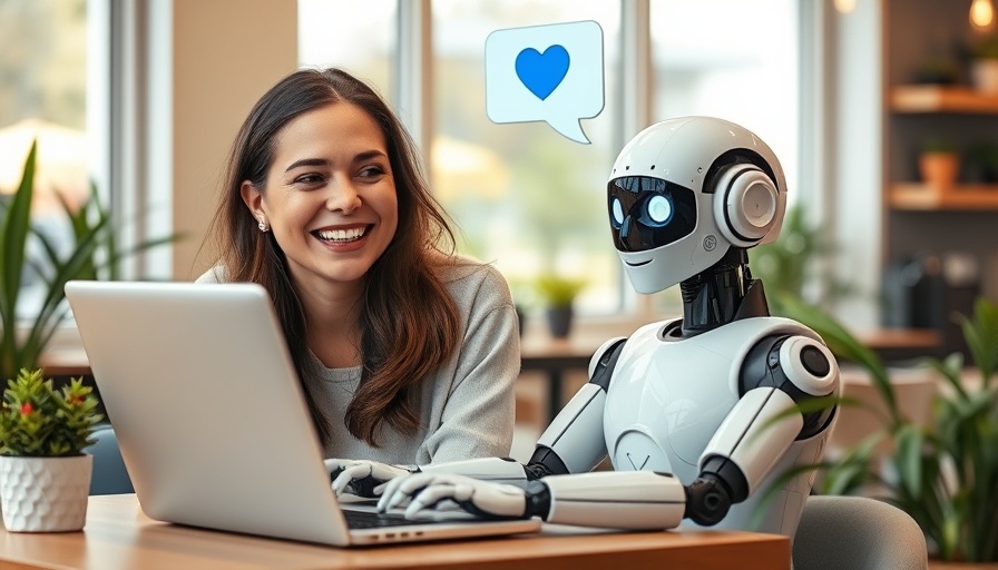 Woman using unfiltered AI dating chatbot apps in a cafe.