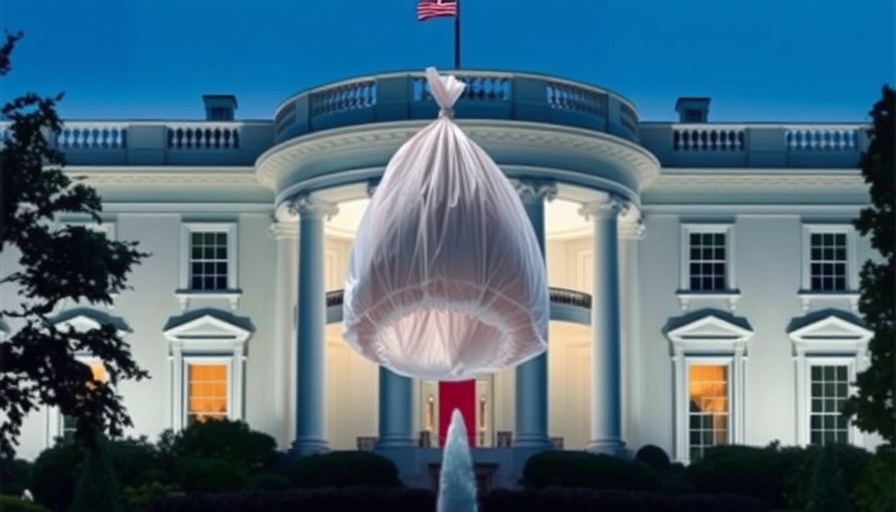 Trump just blamed AI for a trash bag getting yeeted out of the White House window
