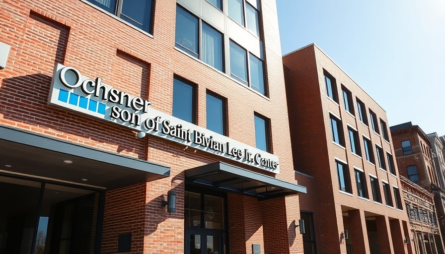 Modern building with Son of a Saint signage for Men's Dinner 2025