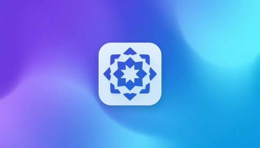 AI cybersecurity partnership logo on gradient background