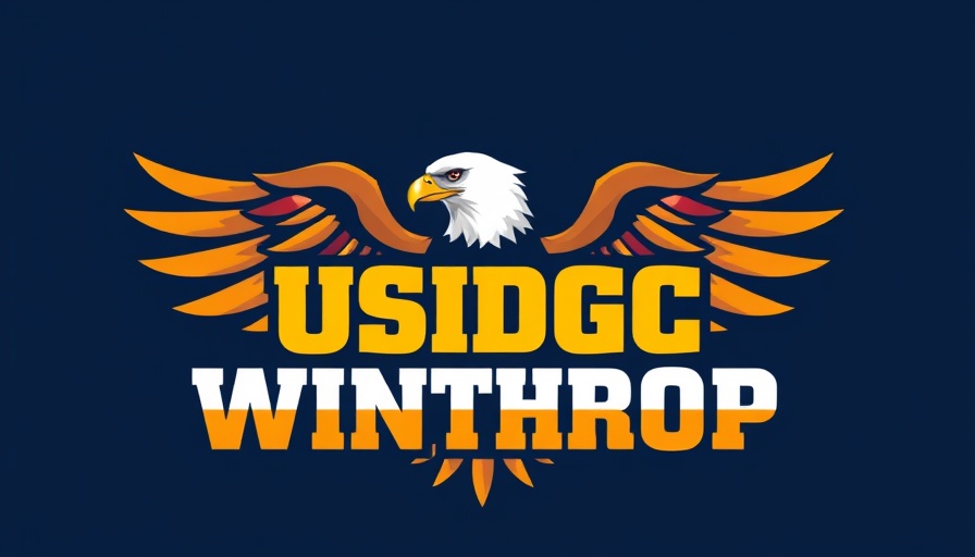 USDGC Winthrop eagle logo on navy background.