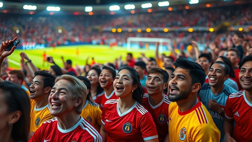 Excited fans celebrate at a Miami soccer match, showcasing Michelob ULTRA soccer experiences.