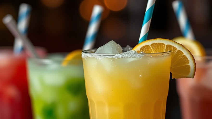 Delicious frozen drinks from Atlanta's vibrant cocktail bars and ice cream scene.