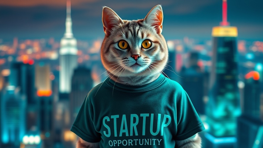 Engaging thumbnail of a silver cat in a tech t-shirt, symbolizing AI basics.