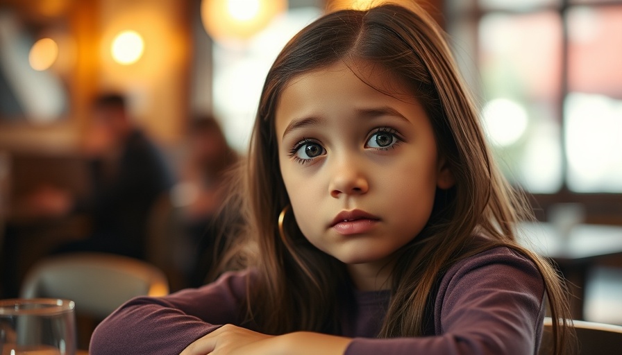 Thoughtful young girl showing concerned expression, Stop Whining concept