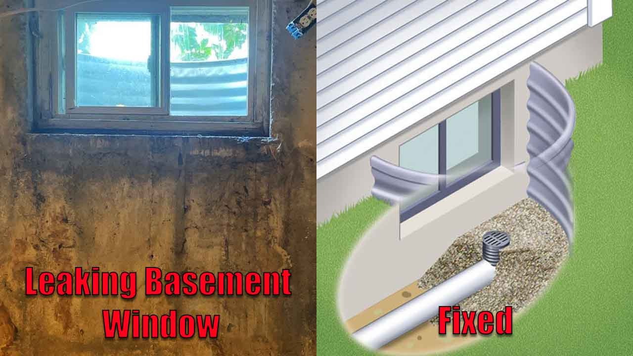Leaking Basement Window and the Fix - Montgomery TX - healthytexasliving.com