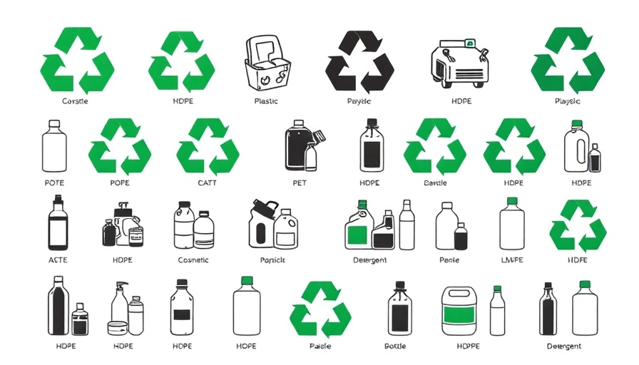 Infographic on how to decode recycling symbols for plastics.