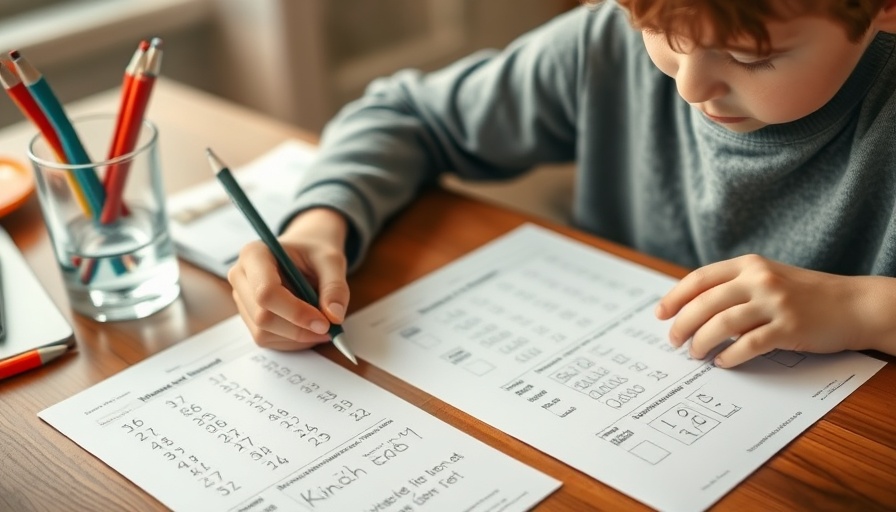 Student engaged in homeschool curriculum with worksheets.