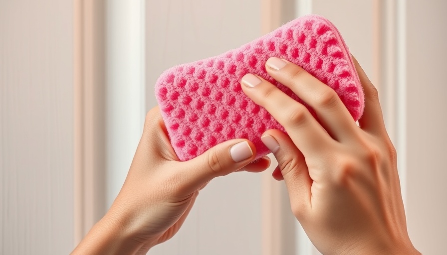 Review of damp dusting sponge showing usage and effectiveness.