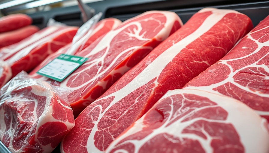 Vacuum-packed meats potentially disrupting microbiome.