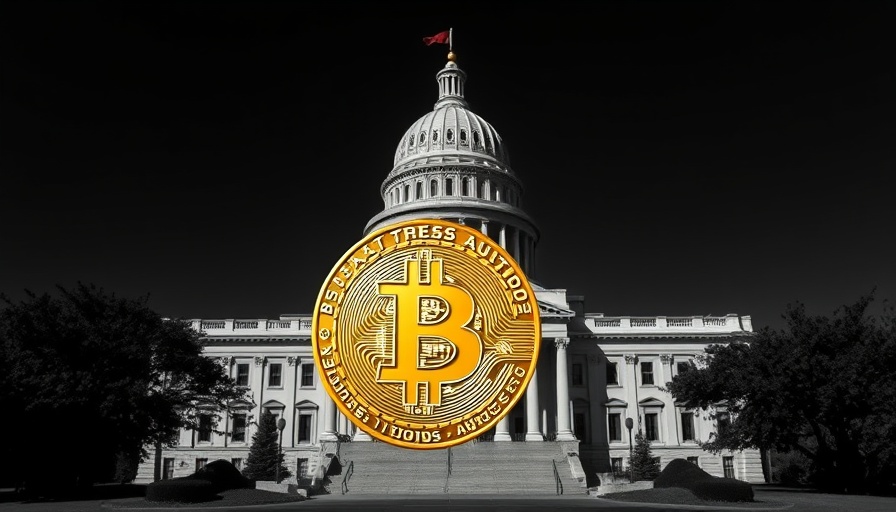 Texas Bitcoin Reserve concept with Capitol and Bitcoin