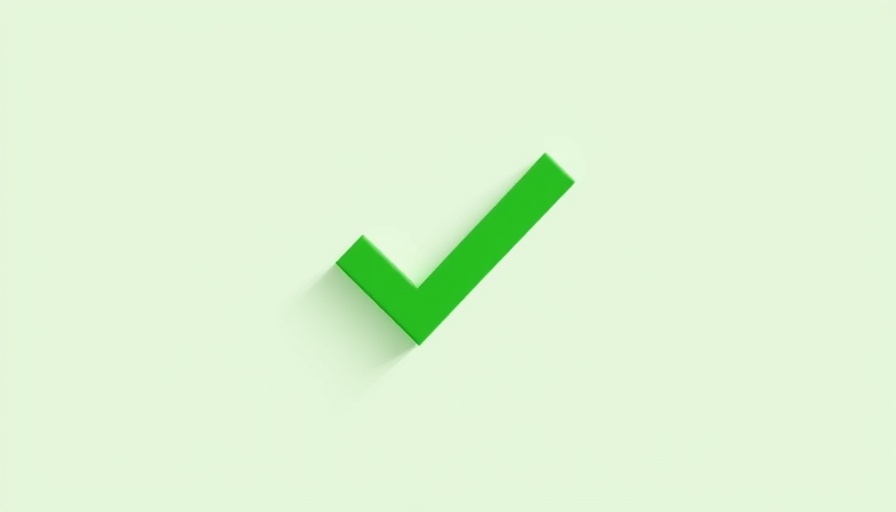 Check mark symbol on green background for enough fitness.