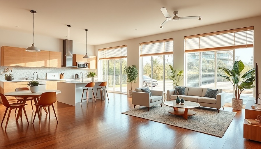 Elegant room with hardwood floors and soft lighting.