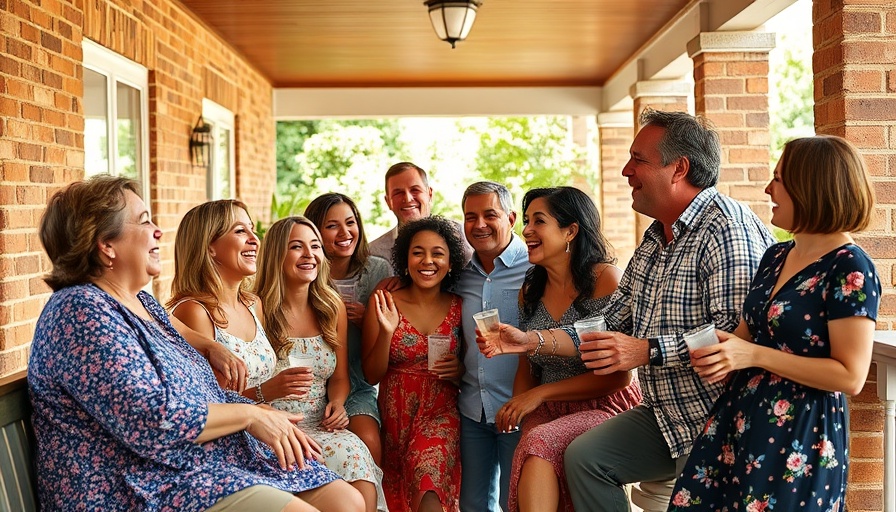 4th of July family celebrations on a cozy porch.