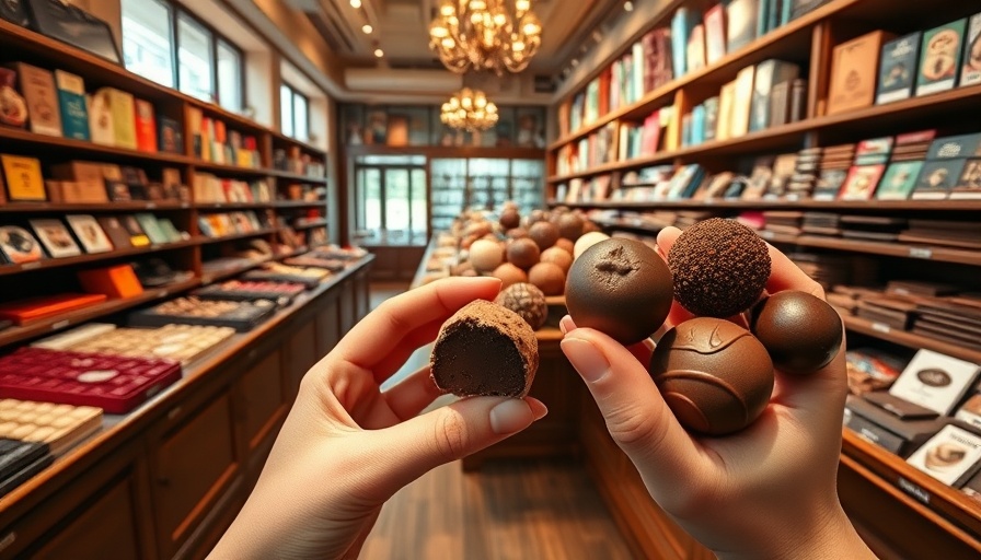 Assorted chocolates at the best chocolate shop in Corsicana TX.