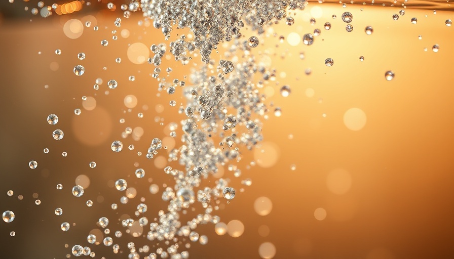 Dazzling silver particles illustrating colloidal silver benefits