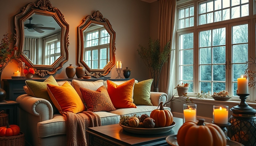 Cozy fall decor finds from Walmart in a living room setting.