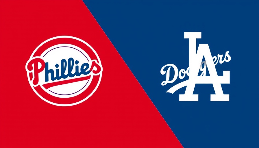 Logos of Phillies and Dodgers, Dodgers vs. Phillies Game 4