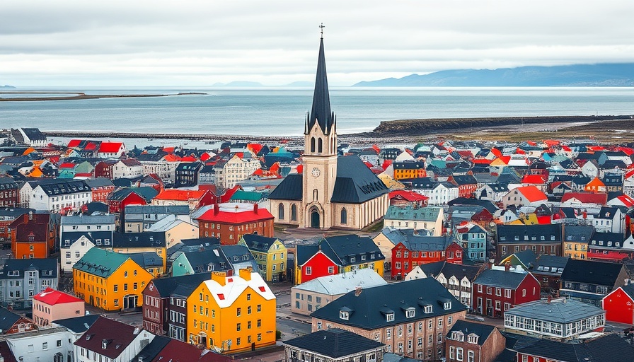 Reykjavik cityscape highlighting Iceland permanent residency 2025.