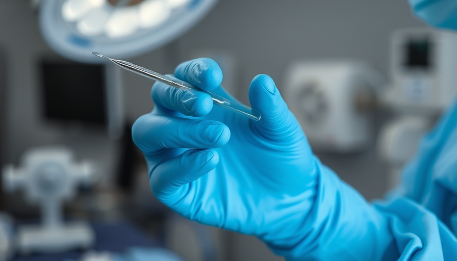 Professional with gloves holding speculum in clinical setting, medical consent context.