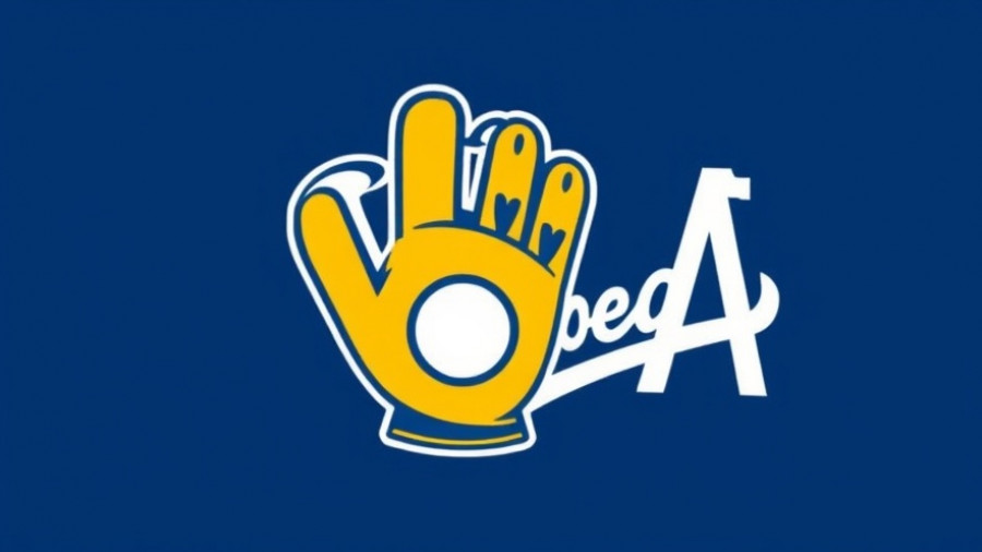 Dodgers Brewers NLCS Game 4 logo design, team logos.