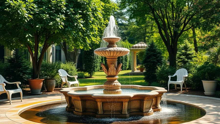 Tranquil garden at Hilton Denver Inverness Spa, ideal for winter wellness retreats.