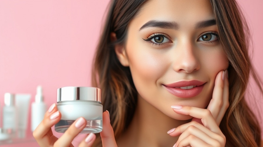 Hydrated skin with best night creams - photo of woman holding skincare.
