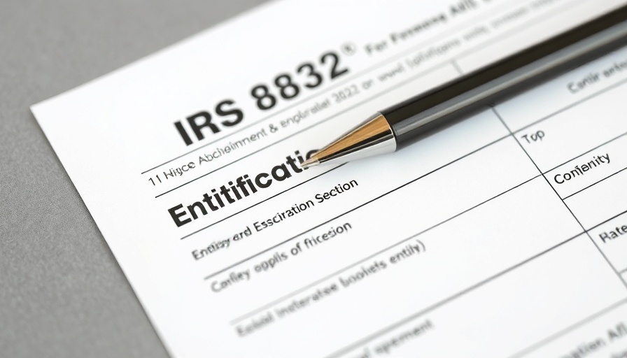 IRS Form 8832 for business structures classification.