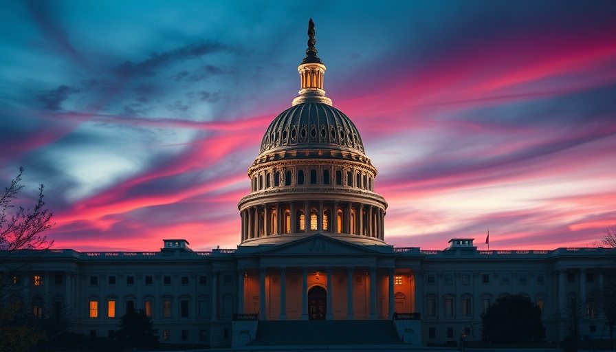 U.S. Capitol at dusk, exploring tariffs alternatives.