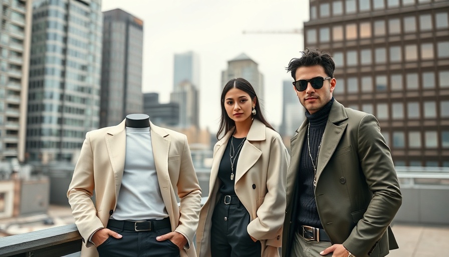 Young couple in luxury fashion on a rooftop, China luxury market.