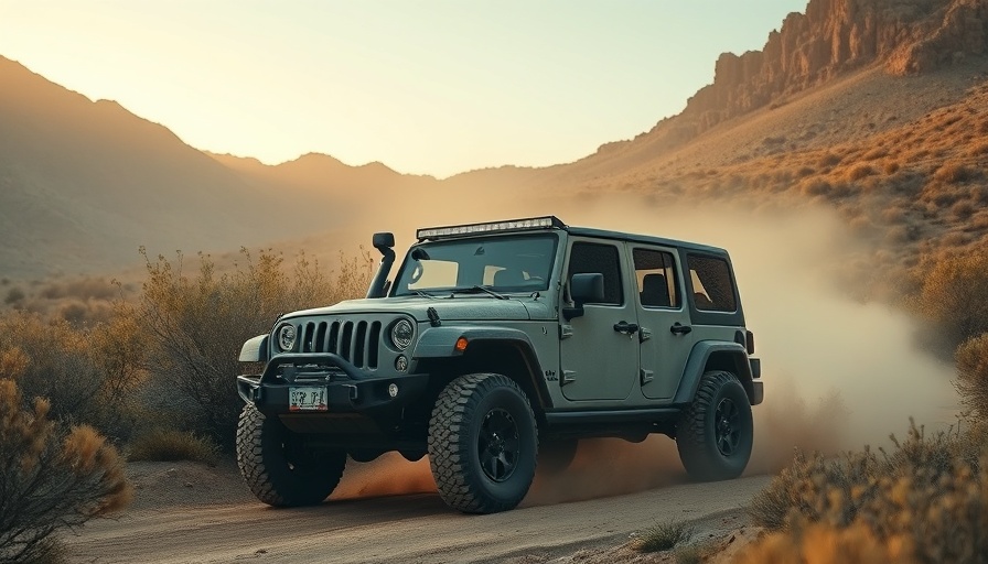 Defender Event showcasing off-road vehicle in rugged terrain.