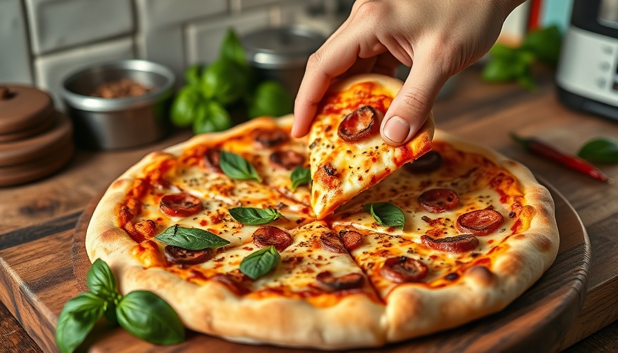 Bon Appétit recipes: Homemade pizza with basil and chili flakes