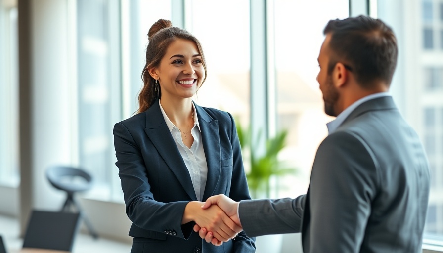 Professional handshake meeting for client expectations