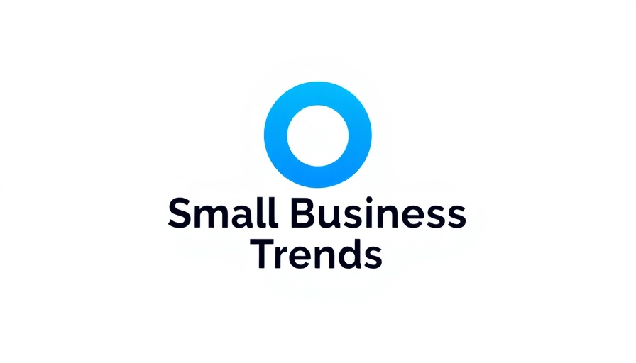 Modern Small Business Trends logo, tech influences concept.