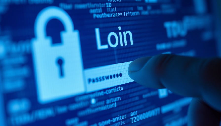 Login screen with password field and pixelated cursor, Password Policy.