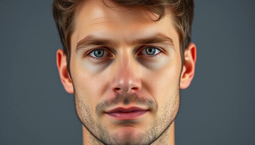 Close-up portrait of a man with calm expression on magazine cover.
