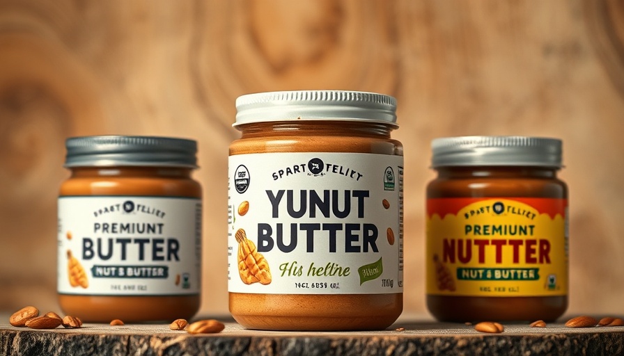 Variety of the best nut butters online displayed elegantly.